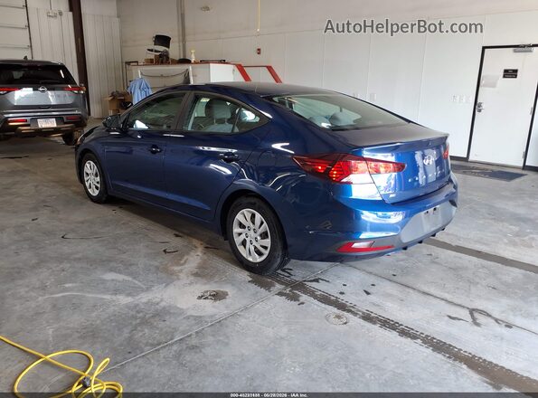 5NPD74LF9LH607946 2020 HYUNDAI ELANTRA Синий Задняя левая четверть