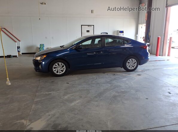 5NPD74LF9LH607946 2020 HYUNDAI ELANTRA Синий Панорамный вид салона 360°