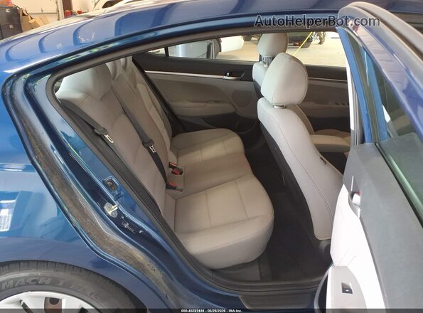 5NPD74LF9LH607946 2020 HYUNDAI ELANTRA Синий Вид наклейки с VIN-кодом