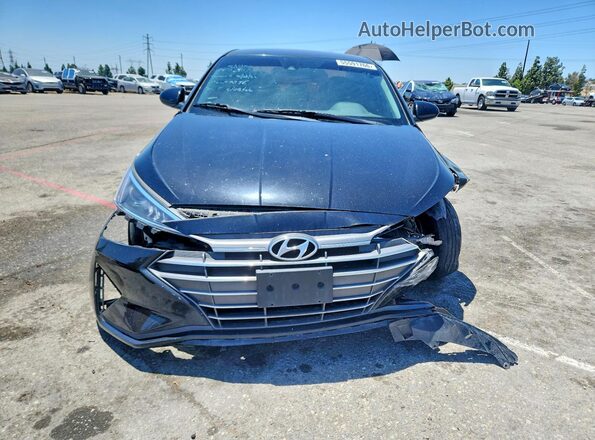 5NPD74LF9LH608739 2020 HYUNDAI ELANTRA Black Դիմացի տեսք
