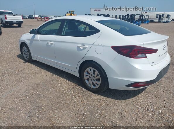 5NPD74LF9LH610832 2020 HYUNDAI ELANTRA White Trasero izquierdo