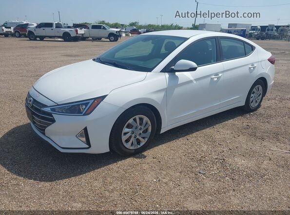 5NPD74LF9LH610832 2020 HYUNDAI ELANTRA White Vista tres cuartos delantera izquierda