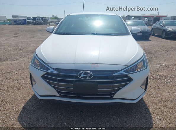 5NPD74LF9LH610832 2020 HYUNDAI ELANTRA White Vista interior de 360 grados