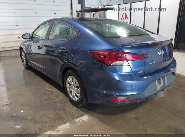 5NPD74LF9LH611088 2020 HYUNDAI ELANTRA Blue Հետևի ձախ