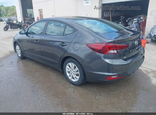 5NPD74LF9LH611950 2020 HYUNDAI ELANTRA Gray Trasero izquierdo