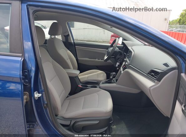 5NPD74LF9LH612306 2020 HYUNDAI ELANTRA Blue წინა სალონის ხედი