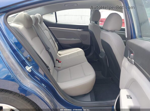 5NPD74LF9LH612306 2020 HYUNDAI ELANTRA Blue VIN კოდის სტიკერის ხედი