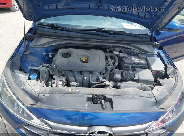 5NPD74LF9LH612306 2020 HYUNDAI ELANTRA Blue უკანა ხედი