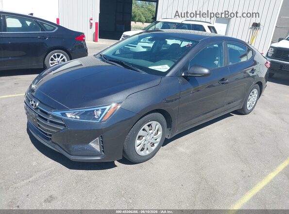 5NPD74LF9LH613276 2020 HYUNDAI ELANTRA Gray Vista tres cuartos delantera izquierda