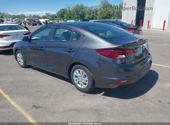 5NPD74LF9LH613276 2020 HYUNDAI ELANTRA Gray Trasero izquierdo