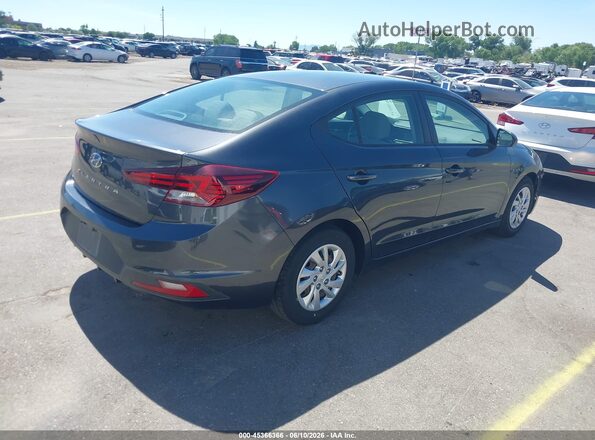 5NPD74LF9LH613276 2020 HYUNDAI ELANTRA Gray Trasero derecho
