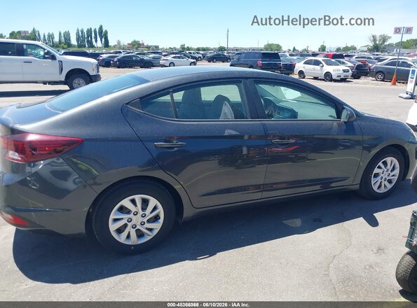 5NPD74LF9LH613276 2020 HYUNDAI ELANTRA Gray Vista interior trasera