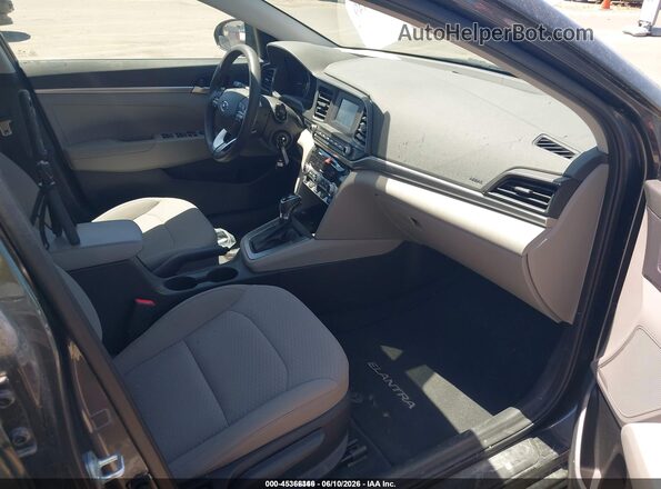 5NPD74LF9LH613276 2020 HYUNDAI ELANTRA Gray Vista interior delantera