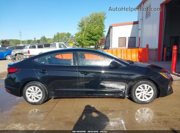 5NPD74LF9LH615450 2020 HYUNDAI ELANTRA Black Rear interior view