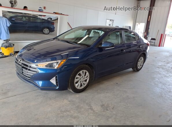 5NPD74LF9LH616193 2020 HYUNDAI ELANTRA Blue Przód lewy