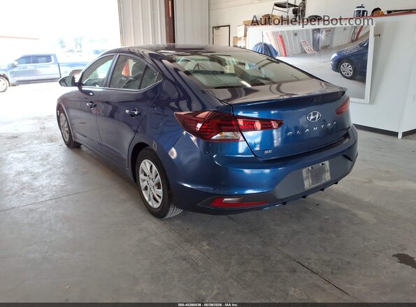 5NPD74LF9LH616193 2020 HYUNDAI ELANTRA Blue Tył lewy