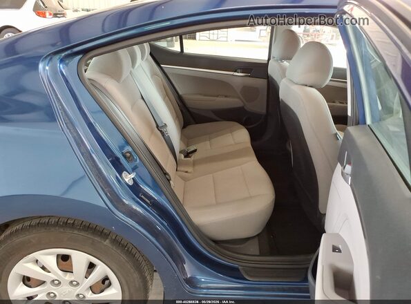 5NPD74LF9LH616193 2020 HYUNDAI ELANTRA Blue Widok naklejki z numerem VIN
