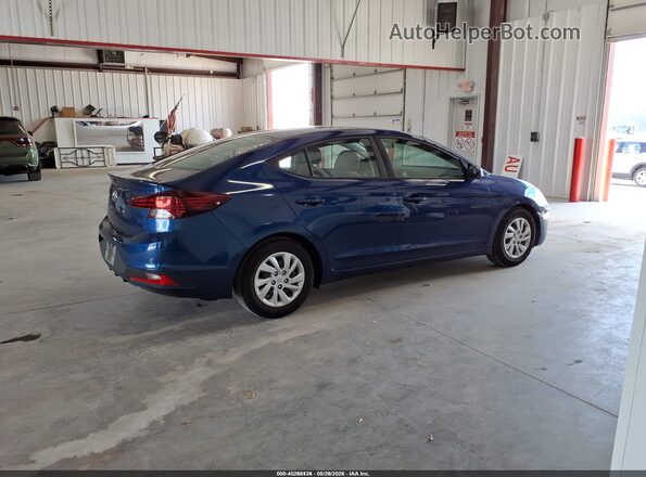 5NPD74LF9LH616193 2020 HYUNDAI ELANTRA Blue Widok wnętrza 360 stopni