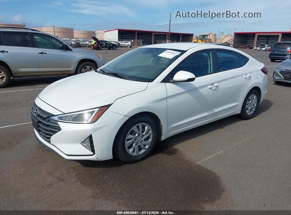 5NPD74LF9LH616582 2020 HYUNDAI ELANTRA White Vista tres cuartos delantera izquierda