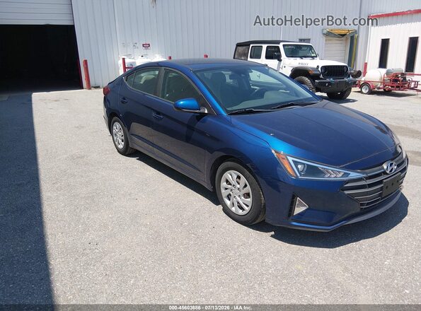 5NPD74LF9LH617750 2020 HYUNDAI ELANTRA Blue Widok z przodu