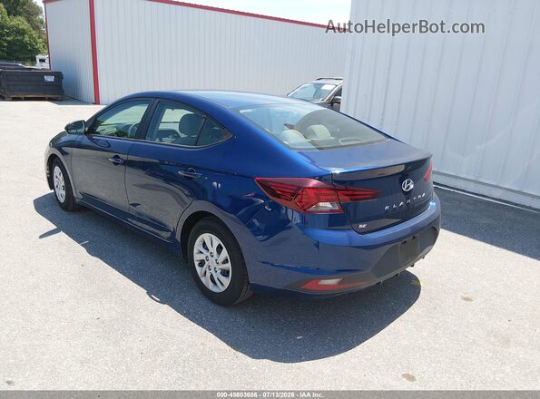 5NPD74LF9LH617750 2020 HYUNDAI ELANTRA Blue Tył lewy