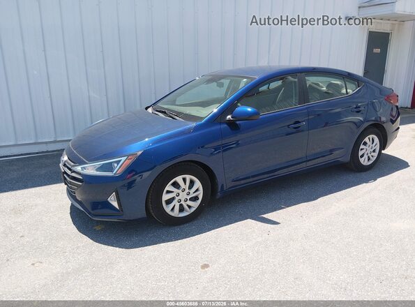 5NPD74LF9LH617750 2020 HYUNDAI ELANTRA Blue Przód lewy