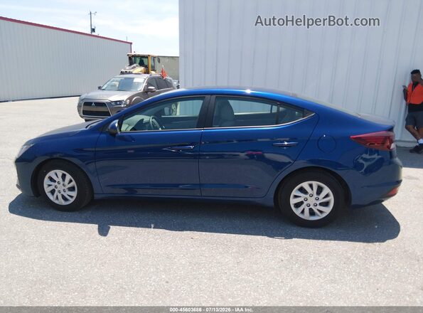 5NPD74LF9LH617750 2020 HYUNDAI ELANTRA Blue Widok wnętrza 360 stopni