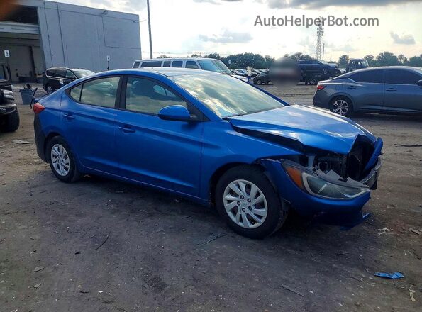 5NPD74LFXHH150314 2017 HYUNDAI ELANTRA Синий Передняя правая четверть