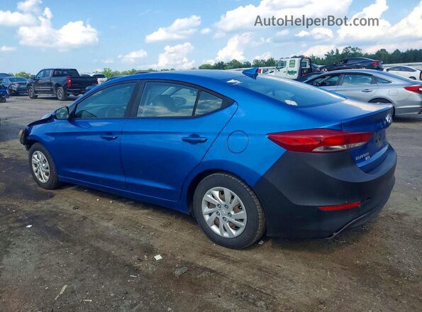 5NPD74LFXHH150314 2017 HYUNDAI ELANTRA Синий Задняя левая четверть