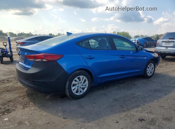 5NPD74LFXHH150314 2017 HYUNDAI ELANTRA Синий Задняя правая четверть