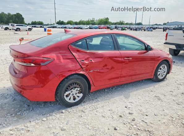 5NPD74LFXHH154007 2017 HYUNDAI ELANTRA Red უკანა მარჯვენა