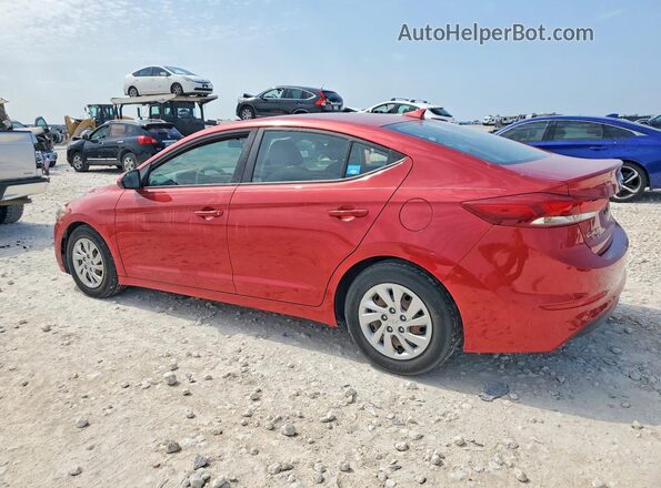 5NPD74LFXHH154007 2017 HYUNDAI ELANTRA Red უკანა მარცხენა