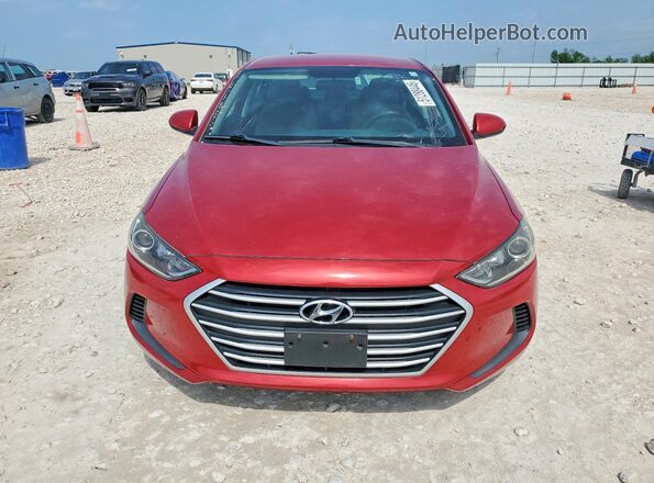 5NPD74LFXHH154007 2017 HYUNDAI ELANTRA Red წინა ხედი