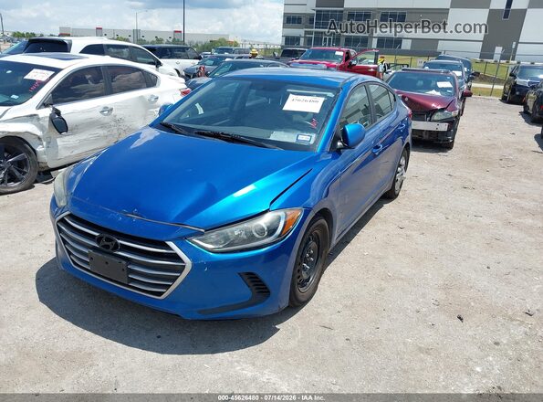 5NPD74LFXHH163810 2017 HYUNDAI ELANTRA Blue Vista tres cuartos delantera izquierda