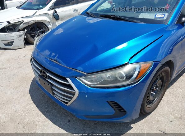 5NPD74LFXHH163810 2017 HYUNDAI ELANTRA Blue Vista frontal