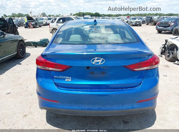 5NPD74LFXHH163810 2017 HYUNDAI ELANTRA Blue 