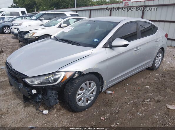 5NPD74LFXHH165525 2017 HYUNDAI ELANTRA Silver Front left
