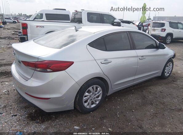 5NPD74LFXHH165525 2017 HYUNDAI ELANTRA Silver Rear right