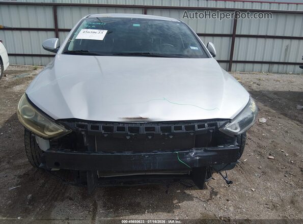 5NPD74LFXHH165525 2017 HYUNDAI ELANTRA Silver Front view