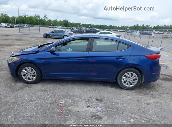 5NPD74LFXHH166447 2017 HYUNDAI ELANTRA Blue Սալոնի 360 աստիճան տեսք