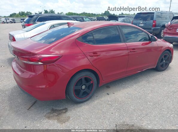 5NPD74LFXHH175312 2017 HYUNDAI ELANTRA Red Trasero derecho
