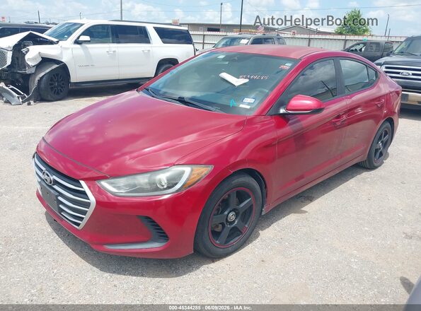 5NPD74LFXHH175312 2017 HYUNDAI ELANTRA Red Vista tres cuartos delantera izquierda