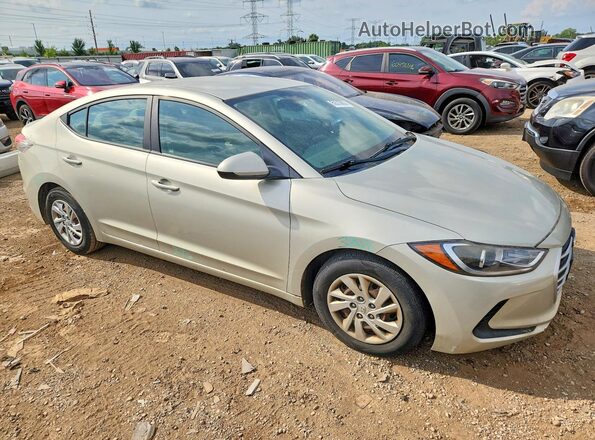 5NPD74LFXHH182776 2017 HYUNDAI ELANTRA Tan Передня права чверть