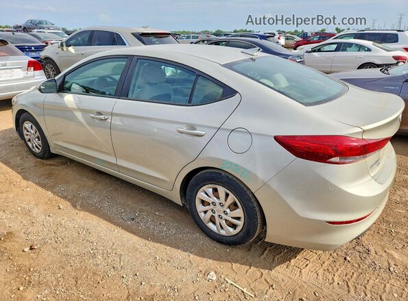 5NPD74LFXHH182776 2017 HYUNDAI ELANTRA Tan Задня ліва чверть