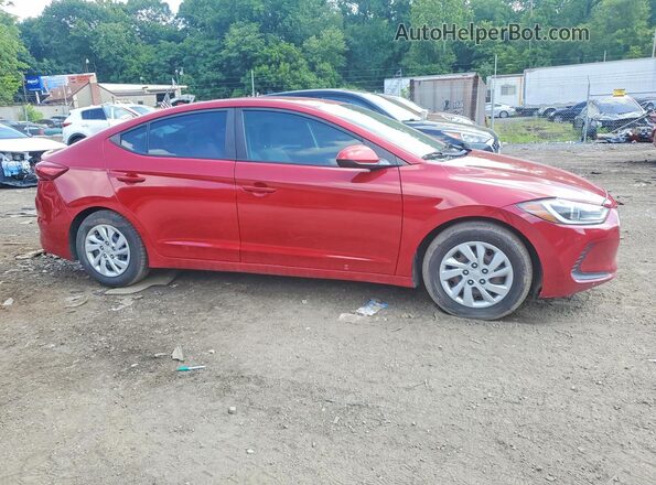5NPD74LFXHH210267 2017 HYUNDAI ELANTRA Red Передня права чверть