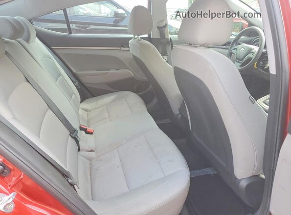 5NPD74LFXHH210267 2017 HYUNDAI ELANTRA Red Вид задніх сидінь