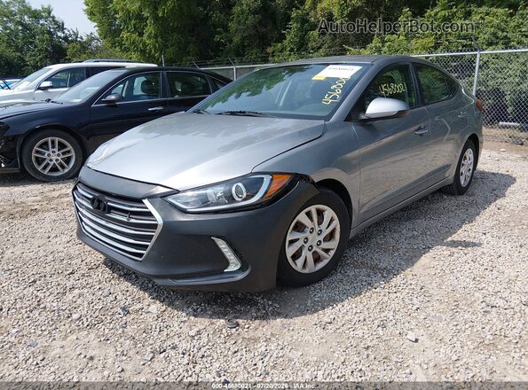 5NPD74LFXHH210799 2017 HYUNDAI ELANTRA Серебряный Передняя левая четверть