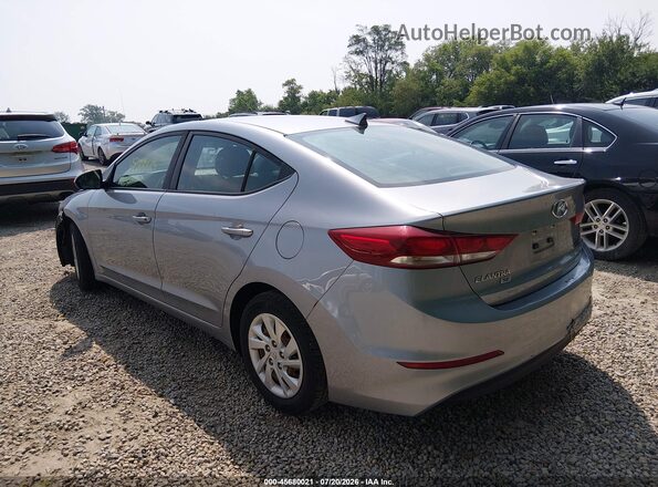 5NPD74LFXHH210799 2017 HYUNDAI ELANTRA Серебряный Задняя левая четверть