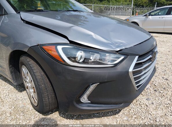 5NPD74LFXHH210799 2017 HYUNDAI ELANTRA Серебряный Вид спереди