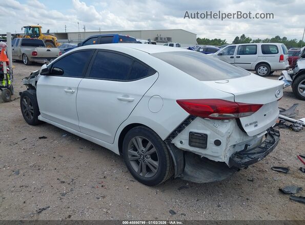 5NPD74LFXJH261189 2018 HYUNDAI ELANTRA White Trasero izquierdo